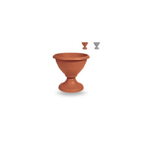 COLONNA BASSA CAMPANA 39CM TERRACOTTA