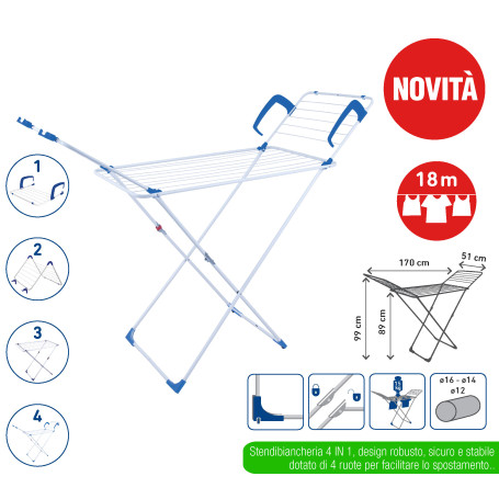 STENDIBIANCHERIA 4IN1 18 METRI