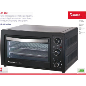 FORNO ELETTRICO STATICO E VENTILATO 1500W 35 LT. -C35