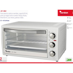 FORNO 20LT STATICO E VENTILATO BIANCO