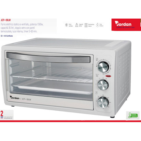 FORNO 35LT STATICO E VENTILATO BIANCO