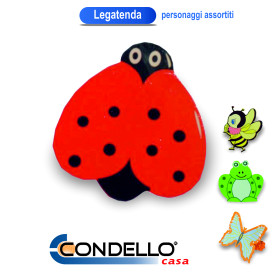 LEGATENDA C/PINZA COCCINELLA