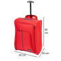 TROLLEY COVERI 35X20X50 ROSSO