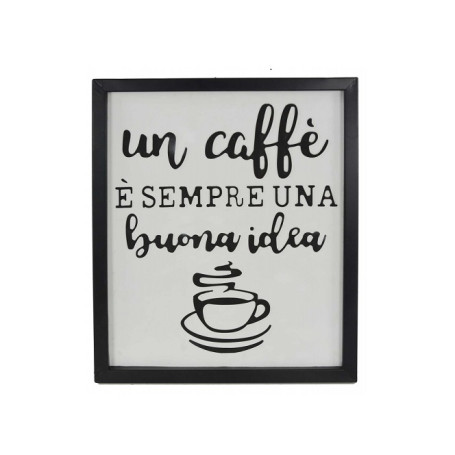 TARGA LEGNO ( UN CAFFE' E'...