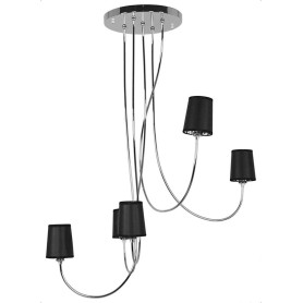 LAMPADARIO SILVER 5 LUCI