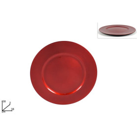 SOTTOPIATTO 38CM ROSSO