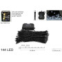 LUCI 144LED BIANCO F. 8GIOCHI C/TIMER
