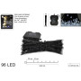 LUCI 96LED BIANCO F.8GIOCHI C/TIMER