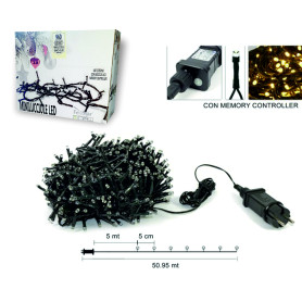 MINILUCCIOLE 960LED BIANCO C/GIOCO LUCI