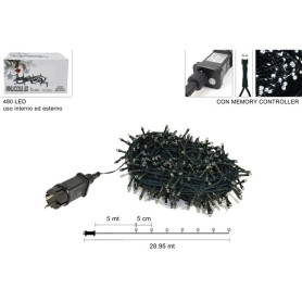 MINILUCCIOLE 480LED USO EST.BIANCO