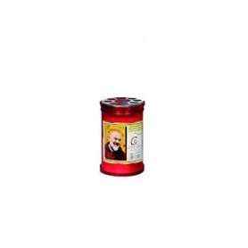 LUMINO CERA ROSSO SAN PIO D.6X8H