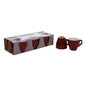 TAZZINA CAFFE' MARRONI 6PZ