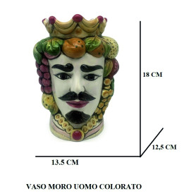 G.DI MARZO MORI VASO COL,UOMO 18CM