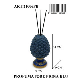 G.DI MARZO PIGNA PROFUMATORE BLU 14CM