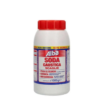 ALBA SODA CAUSTICA SCAGLIE 1 KG