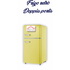 FRIGO 110LT 40W RETRO' DOPPIA PORTA GIAL