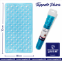 TAPPETO BAGNO RETT.70X38 AZZURRO NG