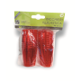 BICCHIERINI PLASTICA 60ML 20PZ ROSSO TRA