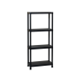 SCAFFALE UNIVERSAL 63-4 BLACK H180X60X30