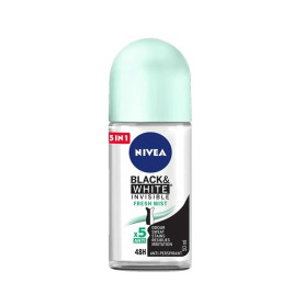 NIVEA DEO ROLL'ON 50ML B & W FRESH-MIST