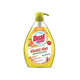 DUAL POWER PIATTI GEL C/DISP.AGRUMI 1LT