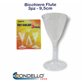 BICCHIERE FLUTE 3PZ