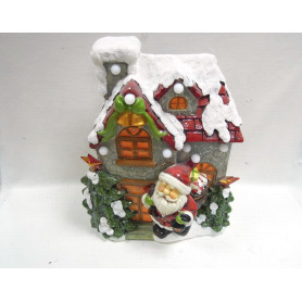 CASA C/BABBO NATALE C/LUCE-SUONO