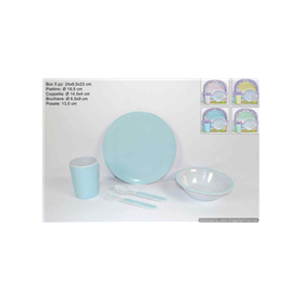 SET COLAZIONE MELANINA 5PZ 4COL