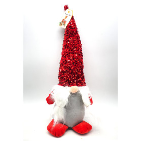 GNOMO PANNO H.50CM C/CAPPELLO PAILLETTES
