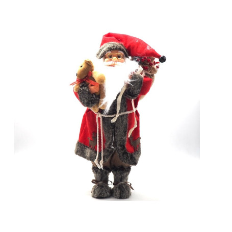 BABBO NATALE C/ORSETTO H.45CM