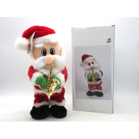 BABBO NATALE C/MUSICA-MOV.H.35 C/SASSOFO