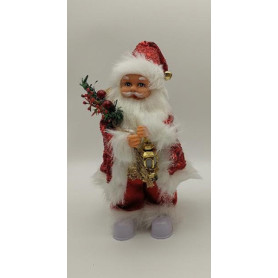 BABBO NATALE H.30CM MUSICHE/MOVIMENTI