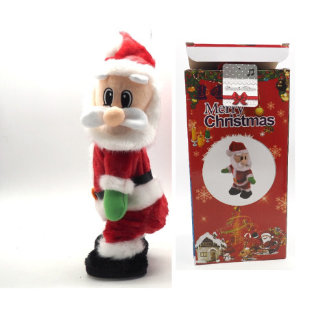 BABBO NATALE C/MUSICA-MOVIM.H.35CM