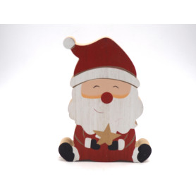 BABBO NATALE LEGNO H18