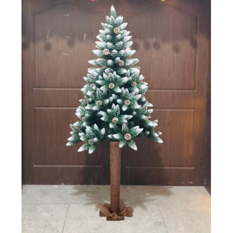 ALBERO NATALE H.210CM TRONCO 70CM 52 PUN