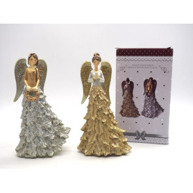 ANGELO VESTE FOGLIE ORO GLITTERATO