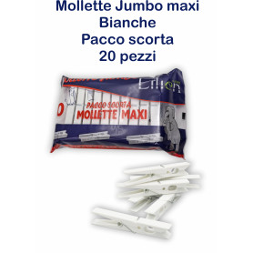 MOLLETTE BUCATO JUMBO BIANCHE 20PZ