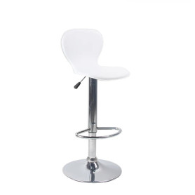SGABELLO BAR PVC ORLANDO BIANCO