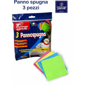 PANNO SPUGNA CELLULOSA 15X15 3PZ