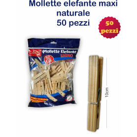 MOLLETTE BS. ELEFANTE MAXI 50PZ NAT.