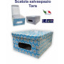 SCATOLA P/BIANCHERIA TARA IN PVC 25X40X5