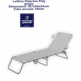 LETTINO PALERMO OXF/ACC. GRIGIO