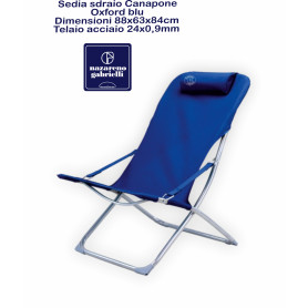 SEDIA SDRAIO CANAPONE OXF.BLUE