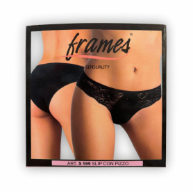 SLIP DONNA C/PIZZO FRAMES