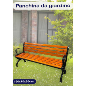 PANCHINA DA GIARDINO 150X70X86