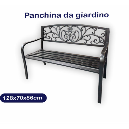 PANCHINA DA GIARDINO 128X70X86