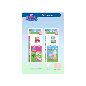 SET 4PZ DISEGNO PEPPA PIG