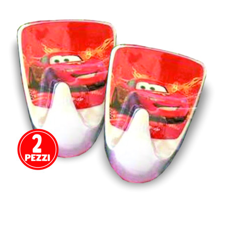 GANCIO ADESIVO DA PARETE CARS 2PZ