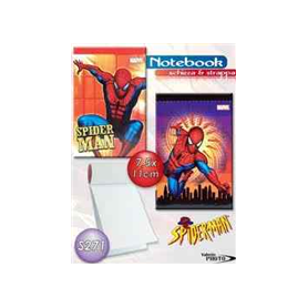 NOTEBOOK 2 PZ. 12X7 CM. SPIDERMAN