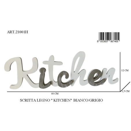 G.DI MARZO SCRITTA LEGNO "KITCHEN"